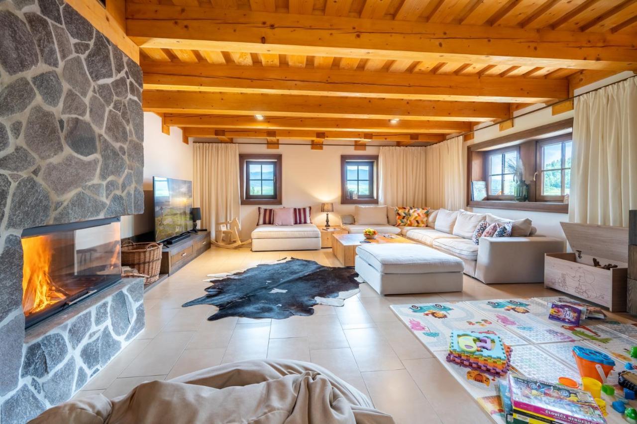Wellness Drevenica Zuberec, 3 Apartmany, 2 Studia, Tatranske Stity Z Terasy מראה חיצוני תמונה